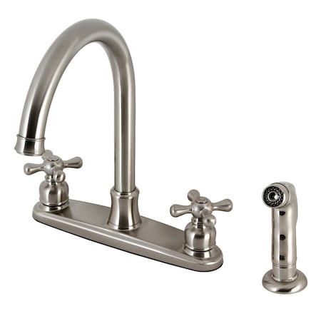 FB7798AXSP 8-Inch Centerset Kitchen Faucet With Sprayer
